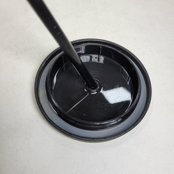 Starbucks Spellout Logo Matte Black Cold Cup with Straw Travel Tumbler 16oz - Picture 7 of 8